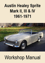 Austin Healey Sprite Mark 2, 3, and 4  1961-1971 Service Workshop Repair Manual Download PDF